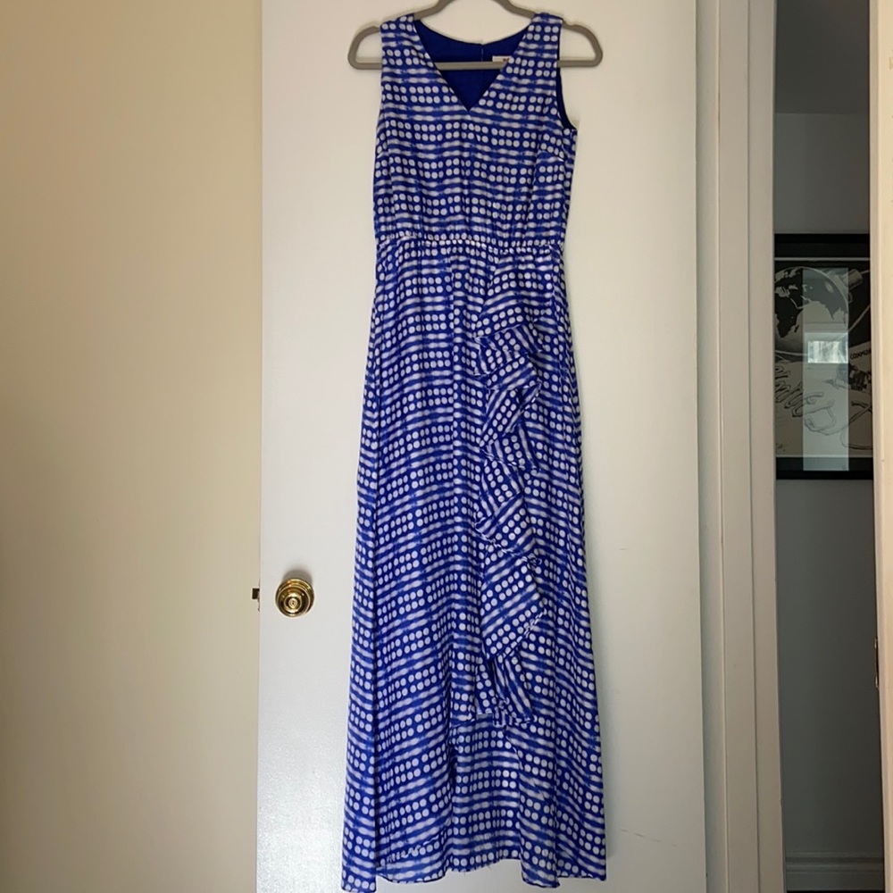 Vineyard Vines Silk Maxi Dress